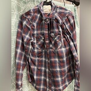 American Eagle Outfitters Multicolor Plaid Shirt